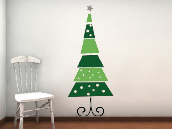 O Adesivo de Parede - Natal Árvore de Natal
